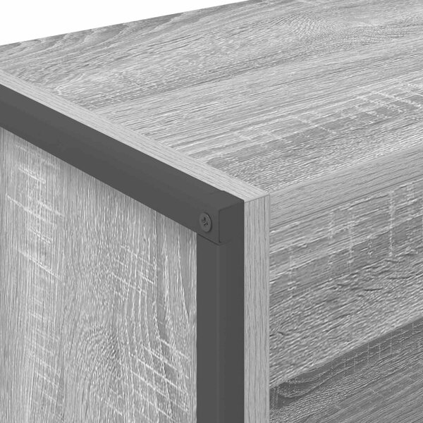 VidaXL Könyvespolc Szürke Sonoma 60 x 30 x 155 cm Faanyag