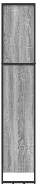 VidaXL Könyvespolc Szürke Sonoma 60 x 30 x 155 cm Faanyag