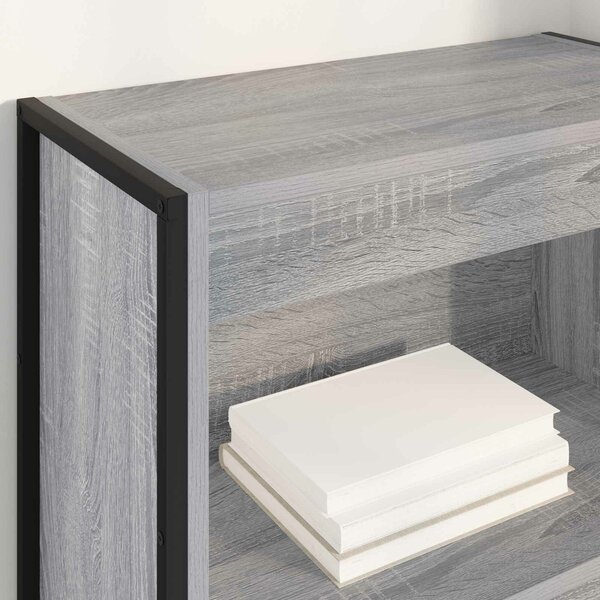 VidaXL Könyvespolc Szürke Sonoma 60 x 30 x 155 cm Faanyag