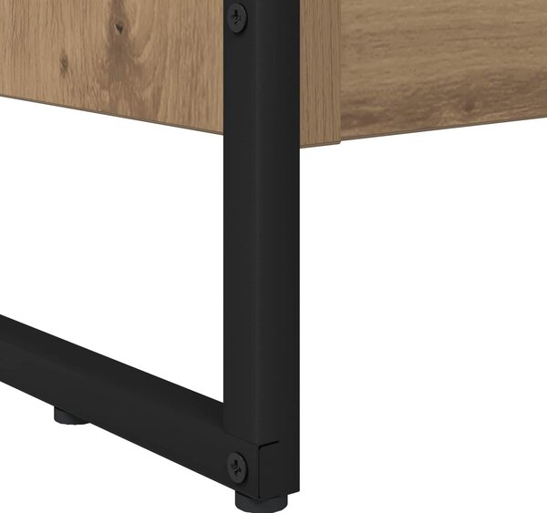 VidaXL Könyvespolc Művészi tölgy 60 x 30 x 155 cm Faanyag
