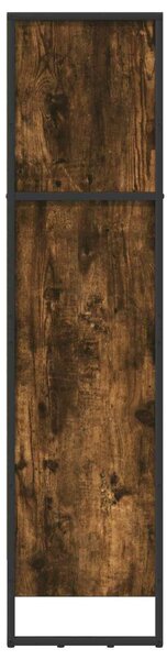 VidaXL Könyvespolc Füstös tölgy 80 x 30 x 121 cm Faanyag