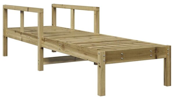 VidaXL Napozóágy - Fenyőfa - Állítható - 200cm