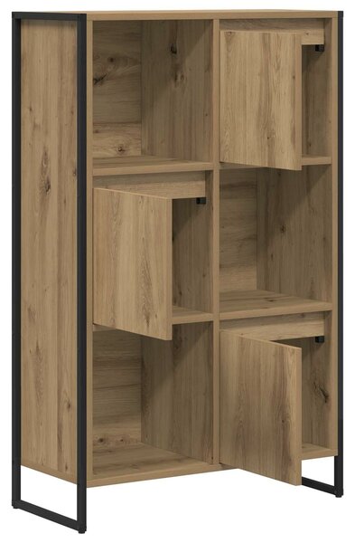 VidaXL Könyvespolc Művészi tölgy 68 x 30 x 108.5 cm Faanyag