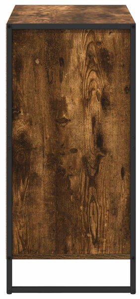VidaXL Széf fiókkal Füstös tölgy 79 x 36 x 75.5 cm Faanyag