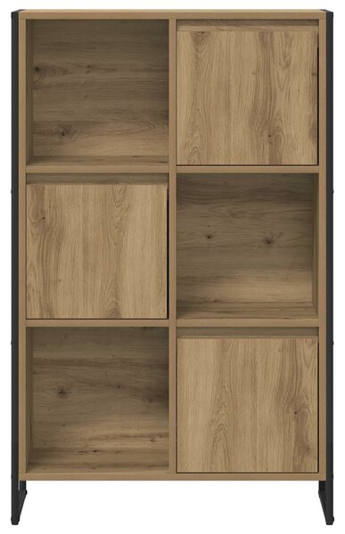 VidaXL Könyvespolc Művészi tölgy 68 x 30 x 108.5 cm Faanyag