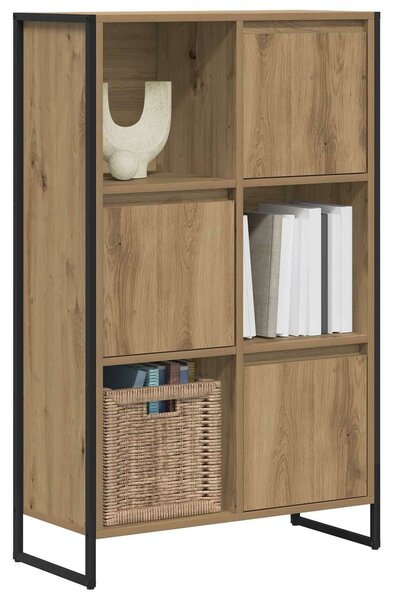 VidaXL Könyvespolc Művészi tölgy 68 x 30 x 108.5 cm Faanyag