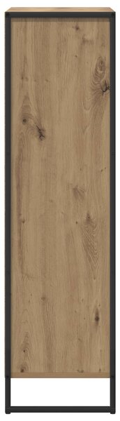 VidaXL Könyvespolc Művészi tölgy 68 x 30 x 108.5 cm Faanyag