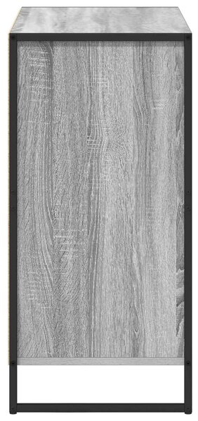 VidaXL Széf fiókkal Szürke Sonoma 79 x 36 x 75.5 cm Faanyag