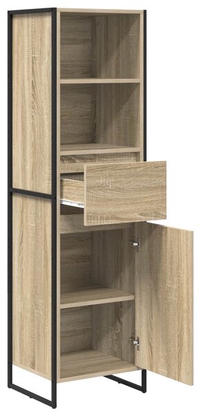 VidaXL Könyvespolc fiókkal Sonoma 43 x 36 x 150,5 cm Faanyag