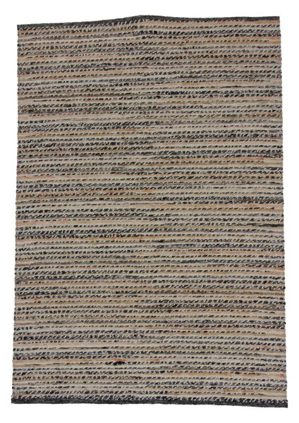Vastag gyapjú szőnyeg Rustic 132x189 kézi és gépi szövésű gyapjú szőnyeg