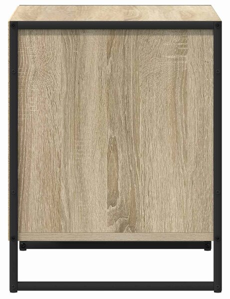 VidaXL Éjjeli asztal fiókkal 2 pcs Sonoma 50 x 39,5 x 50 cm Faanyag