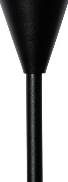 Modern asztali lámpa fekete opál üveggel - Drop