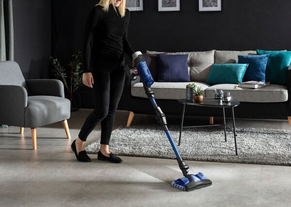 Rowenta RH20C4WO X-Force Flex Aqua 9.60 Vezeték nélküli porszívó, Fekete-Kék