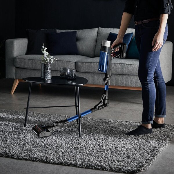 Rowenta RH20C4WO X-Force Flex Aqua 9.60 Vezeték nélküli porszívó, Fekete-Kék