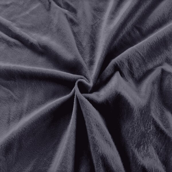 Mikroszálas lepedő SOFT BRONE 90x200 cm antracitszürke