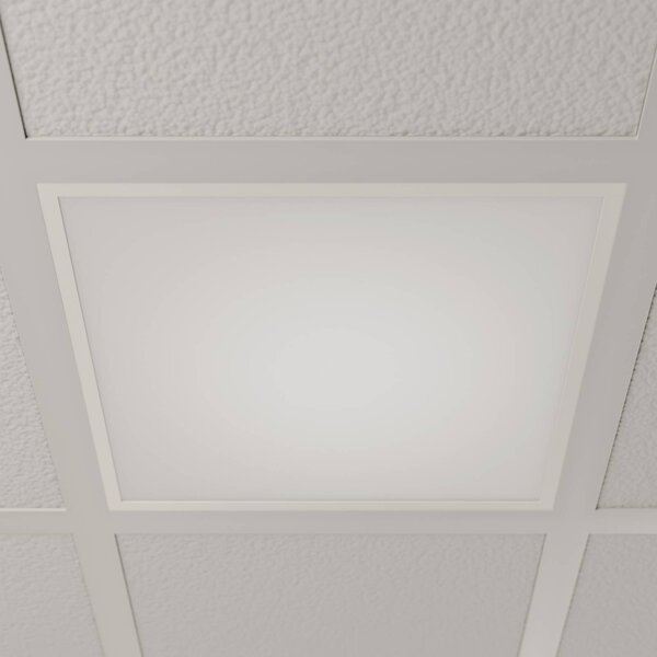 Arcchio LED betétes panel Vinas, 4,000 K, 36 W, 62 cm x, Fehér / opál, Dolgozószoba / Iroda, Műanyag, Modern