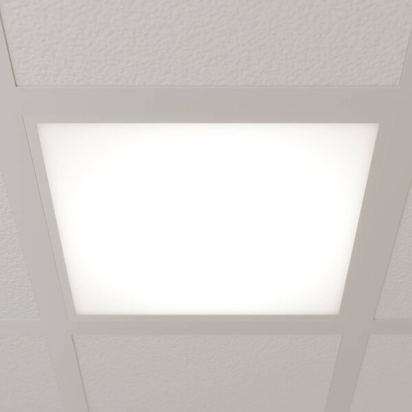 Arcchio LED betétes panel Vinas, 4,000 K, 36 W, 62 cm x, Fehér / opál, Dolgozószoba / Iroda, Műanyag, Modern