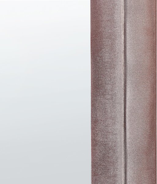 Falitükör CULAN 60 cm 160 cm Bársony Rózsaszín