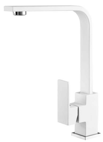 Ulgran U-406-341 Gránit Egymedencés Mosogatótálca és Gamma Nook Mosogató Csaptelep Szett - Fehér