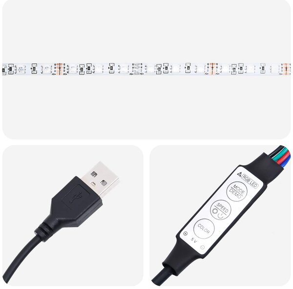 VidaXL ` LED -es lámpákkal 6 pcs Artisan tölgy Faanyag