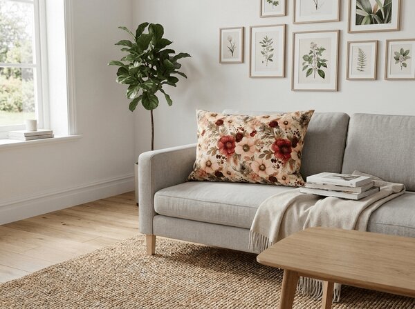 Mikroszálas párnahuzat FIORENA 50x70 cm, színes kivitel