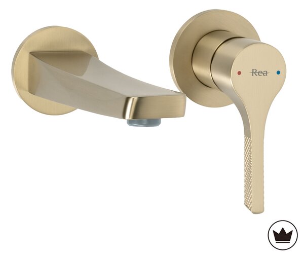 Falsík alatti mosdócsaptelep REA Maxim Brush Gold + BOX