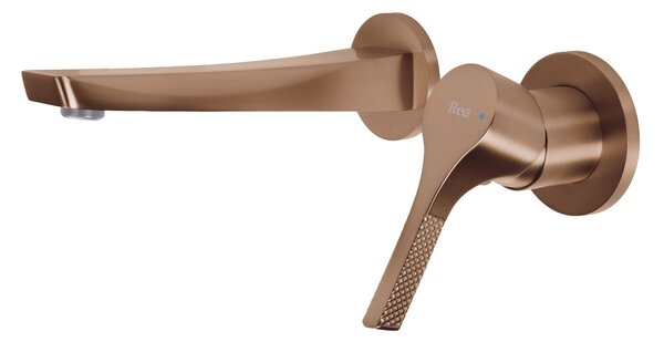 Falsík alatti mosdócsaptelep REA VISION Brush Copper + BOX