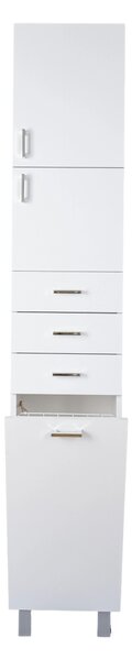 Viva STYLE fürdőszobai ÁLLÓSZEKRÉNY 192 magas szennyestartós - JOBBOS - 35 x 28 x 192 cm