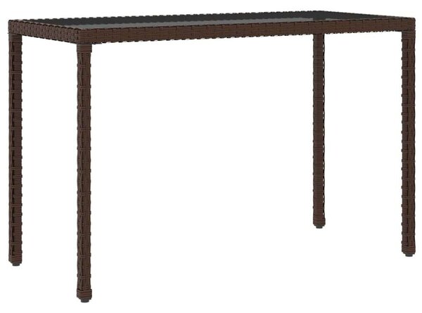 Polyrattan Kerti Étkezőgarnitúra - 6 részes - Barna