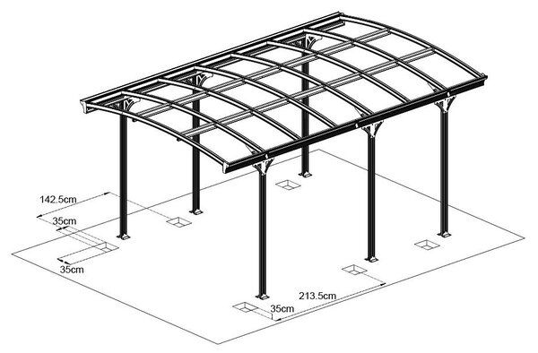 Avenberg CARPORT Kocsibeálló