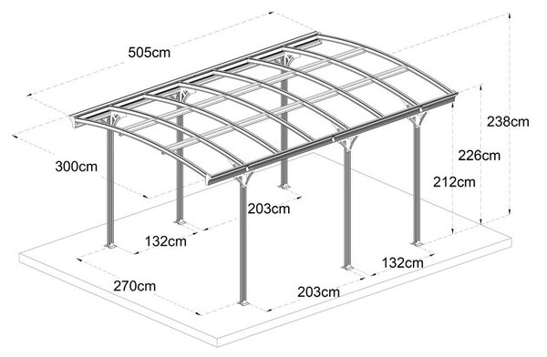 Avenberg CARPORT Kocsibeálló