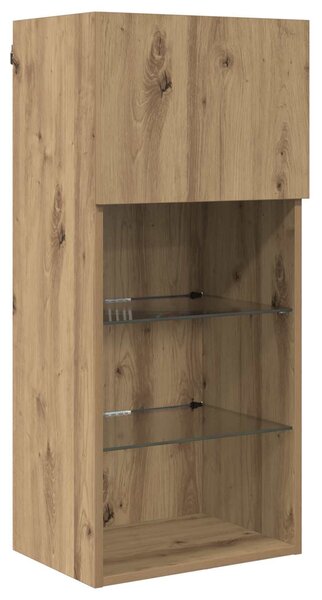 VidaXL TV Fali Egységek 6 pcs Öreg fa 100 x 30 x 40 cm Faanyag