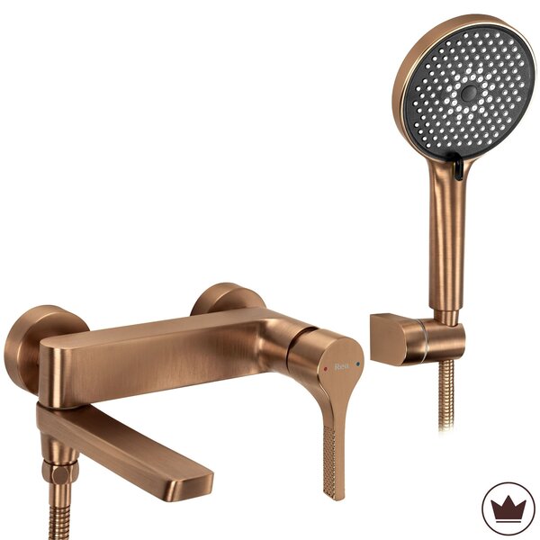 Fürdőkád csaptelep PREMIUM REA Maxim Brush Copper