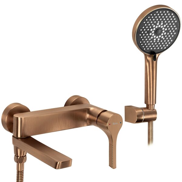 Fürdőkád csaptelep PREMIUM REA Maxim Brush Copper