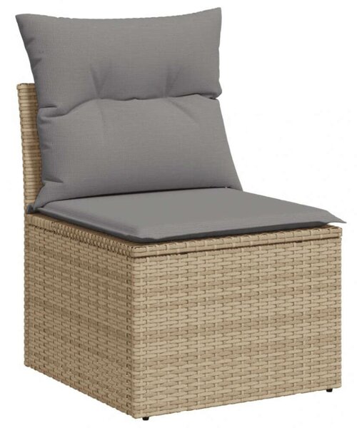 VidaXL Polyrattan Kerti Ülőgarnitúra - 11 részes - Bézs