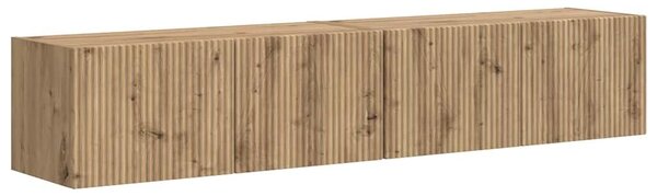 VidaXL TV Fali Szekrény 2 pcs Művészi tölgy 78,5 x 31 x 29,5 cm