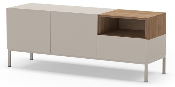 Krémszínű TV-állvány 140x55 cm Cailin – Marckeric