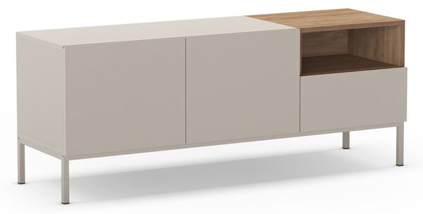 Krémszínű TV-állvány 140x55 cm Cailin – Marckeric