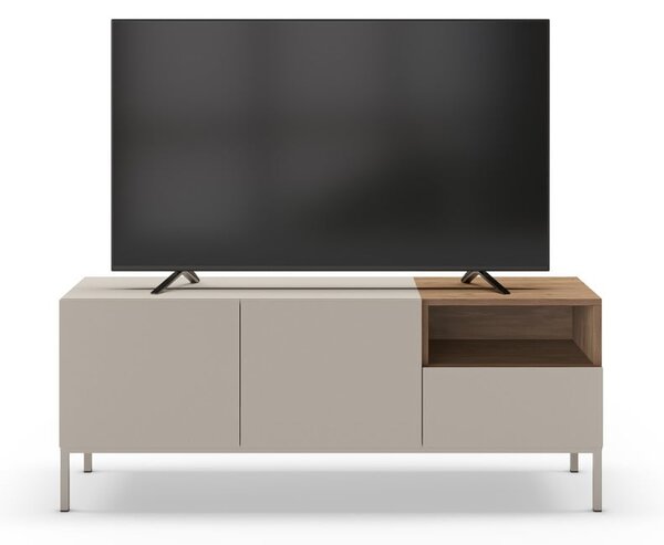 Krémszínű TV-állvány 140x55 cm Cailin – Marckeric