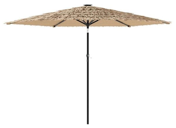 VidaXL Napernyő - Barna - 288cm LED-es
