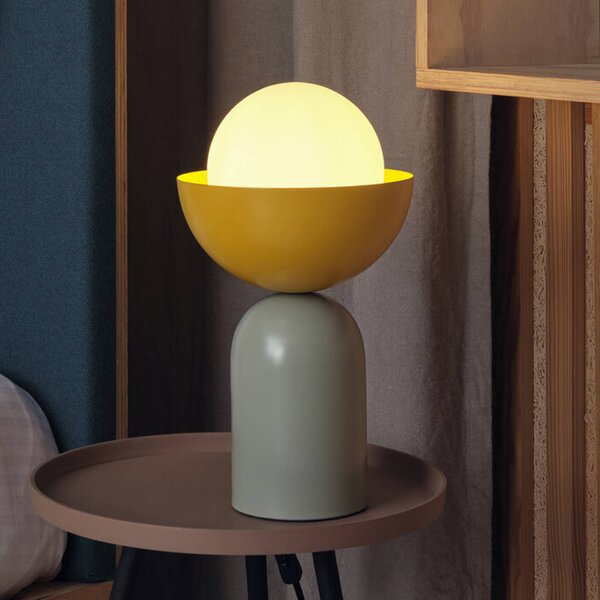 OSRAM Decor Bowl asztali világítás, zöld/sárga, acél, E14, Zöld, Nappali / Étkező, fém, Modern