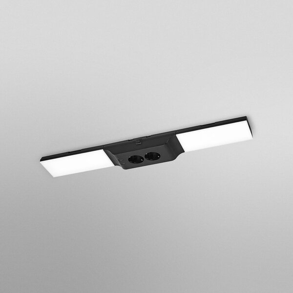 OSRAM LED pult alatti lámpa, fekete, 3000 K, dimmelhető aljzatok,, Fekete, Konyha, Műanyag