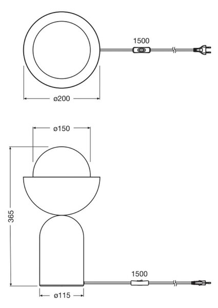 OSRAM Decor Bowl asztali világítás, kék/rózsaszín, acél, E14, Kék, Nappali / Étkező, fém, Modern