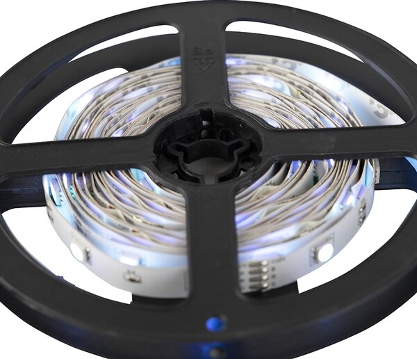 Rugalmas LED szalag 5 méter többszínű RGB - Teania