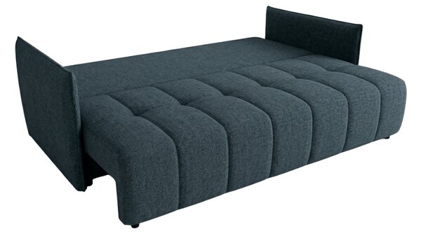 Kihúzható 3 személyes kanapé VELORA 215x103 cm, sötétkék