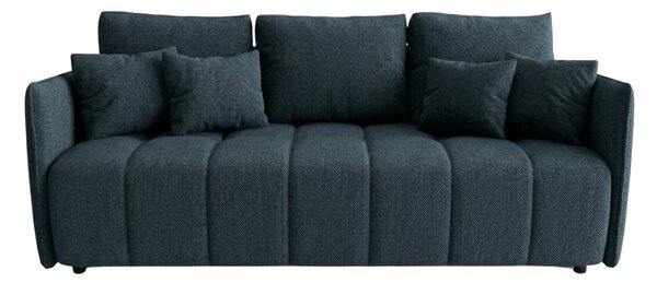 Kihúzható 3 személyes kanapé VELORA 215x103 cm, sötétkék