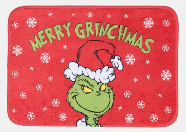 Sinsay - Karácsonyi fürdőszobai szőnyeg Grinch - piros