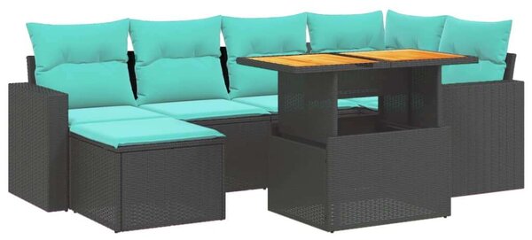 VidaXL Polyrattan Kerti Ülőgarnitúra - 11 részes - Bézs