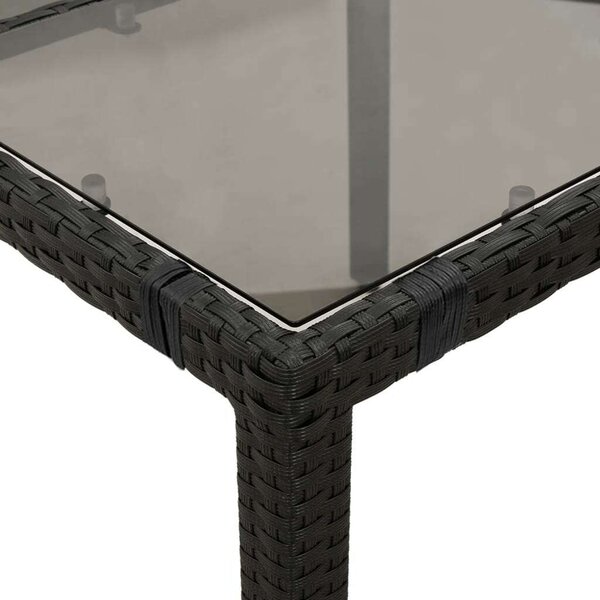 VidaXL Polyrattan Kerti Bútor - 7 részes Bisztró