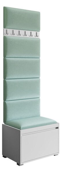 Előszoba garnitúra Comfivo Pinus V, 207x65x34cm, Kárpit, Laminált forgácslap